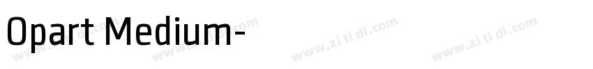 Opart Medium字体转换 Opart Medium字体转换